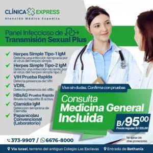 Panel Infeccioso de Transmisión Sexual + Consulta medica