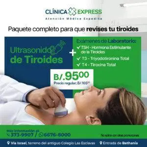 Ultrasonido de Tiroides + examenes de laboratorio completos