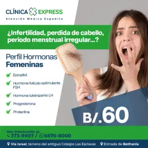 Perfil de hormonas femeninas