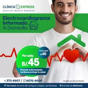 Electrocardiograma Informado a Domicilio – Disponible 24/7