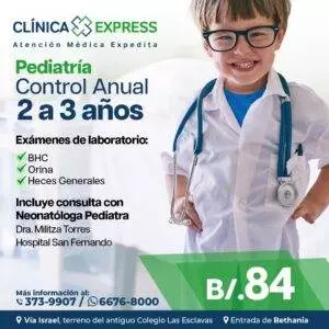 Control Pediatrico 2-3 años